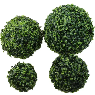 Artificial Grass Ball Topiary Boxwood Hanging Decorative Plants Party Wedding Home Decor