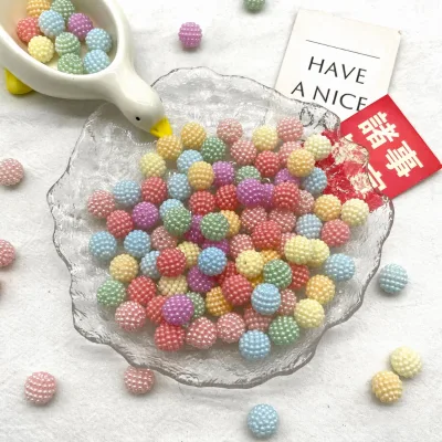 UV Reactive Beads Acrylic Rhinestone Ball Beads Loose Plastic for DIY Jewelry Making Necklace Chunky Bubblegum Pen Accessories