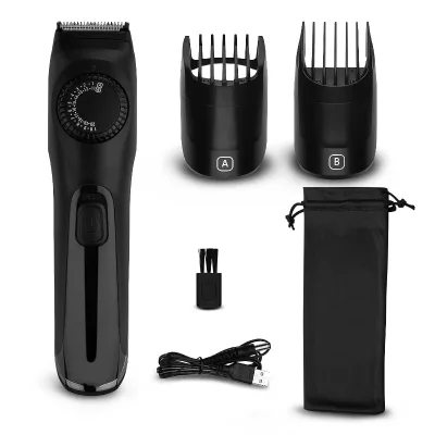 Men's Rechargeable Electric Clippers & Scissors Home Hair Trimmer with Stainless Steel Blade Manufactured Hair Cutters