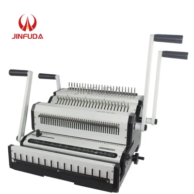 WW2500A Professional Wire Book Binding Machine 2:1 3:1 Paper Punching Binding Machine Wire Binder Machine