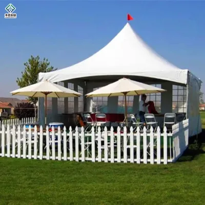 100 Square Meter Outdoor White Exhibition Booth Tent Event Party Tent for Sale With PVC Sidewall