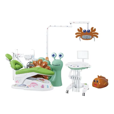 Hot Selling Cartoon World Pediatric Dental Chair  with Built-in Sterilization