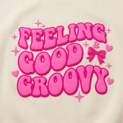 Neon Look High Density Puff Offset Heat Transfers Designs Ready to Heat Press Vinyl Printing logo Iron on Patches for Hoodie