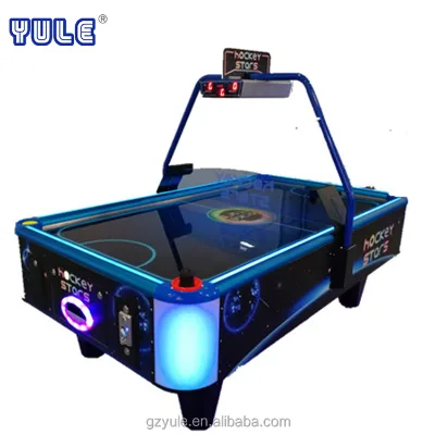 Purple air Hockey Table Coin-operated-air-hockey-table Table-air-hockey-occasion