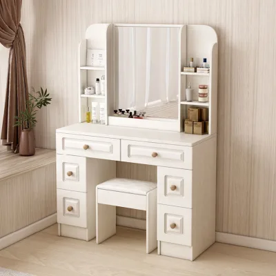 Customization Eco-friendly Material Vanit Dressing Table N'oit Wardrobes with Dressing Table Set