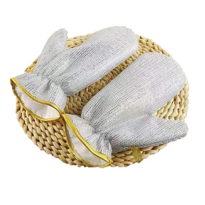 Steel Wire Dishwashing Gloves Clean Waterproof and Anti-hot Autumn and Winter Extended Pot Cleaning Gloves