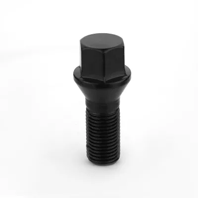 Custom Steel Wheel Lug Bolt Iron Steel Black Painting Hex BOLT 93726BK