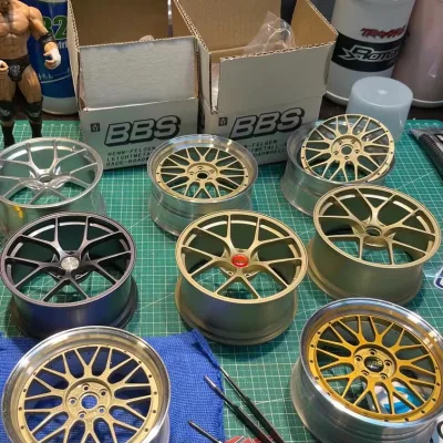 BBS Alloy Forged Wheel Model Modified Ornaments RAYS Palm Treasure Simulation Models