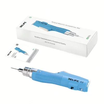 RELIFE E2 Torque Electric Screwdriver Set Multi-speed Adjustable Torque Concentric Precision Mobile Phone Repair Tools