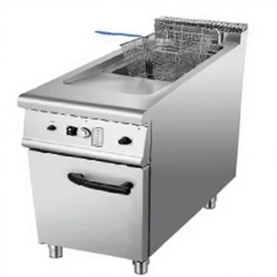 XY Single-Fryer Cabinet (Gas) with Stainless Steel Construction 16.5 kW Power LPG/LNG Compatible