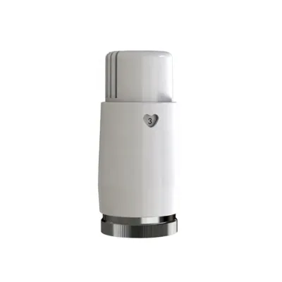 Polished Chrome Plastic Radiator Thermostatic Valve Head Manufacturer