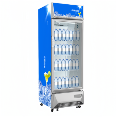 Display Cabinets Small Glass Single 1 Door Bar Fridges Merchandisers Upright Display Refrigerators