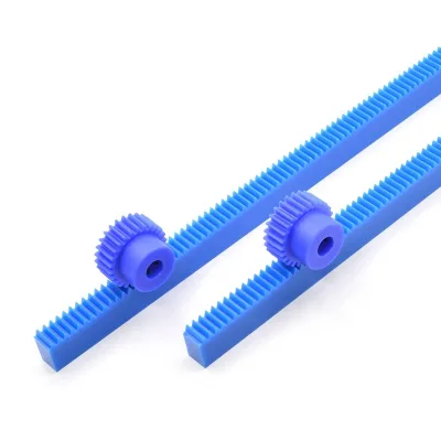 High Precision Nylon Rack and Pinion Gear M1 M1.5 M2 M2.5 Straight Tooth Plastic Gear Racks for Industrial Machinery