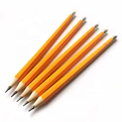 Customizable Logo Wood Pencil 7 Inch HB 2B 2H Lead Back to School Promotion Gift Custom Wood Pencil With Eraser
