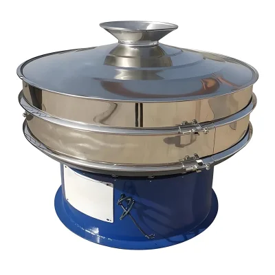 Thickened Carbon Steel Multi Layer Rotary Vibrating Sieve Heavy Industry Powder Screening