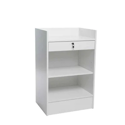 White Economy Cash Register Stand