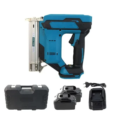 Industrial Grade Straight Nail Gun Lithium Battery Powered Stainless Steel Construction 1-Year Warranty-Factory