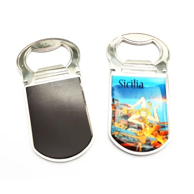 custom souvenir gifts epoxy  bottle opener fridge magnet