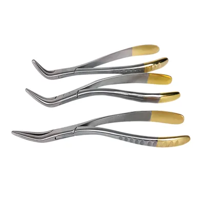 Universal Maxillary and Mandibular Use Dental Root-Removal Extraction Forceps