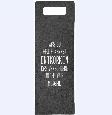 Hot Ecofriendly Wine Bag Thicken Felt Wine Bottle Bag
