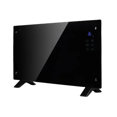 2000W Electric Home Space Stand Panel Convector Glass Heater with Long Lifespan