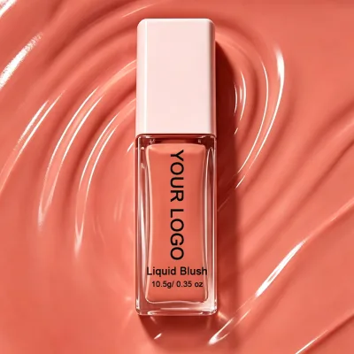 11 Colors Liquid Blush Waterproof Vegan High Pigment Long Lasting Cheek Tint Natural Glow Face Blusher Cream Blush Private Label