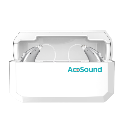 Hearing Aids Rechargeable Batteries Noise Cancellation Earbuds with Sound Amplifier