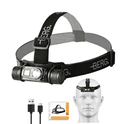 Adjustable Headlamp With Breathable comfort Multi-function 1000 Lumens USB Charging Headlight Emergency Fishing Hunting
