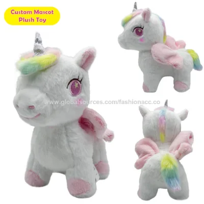 Custom Soft Stuffed Animal Unicorn Plush Toy for Kids