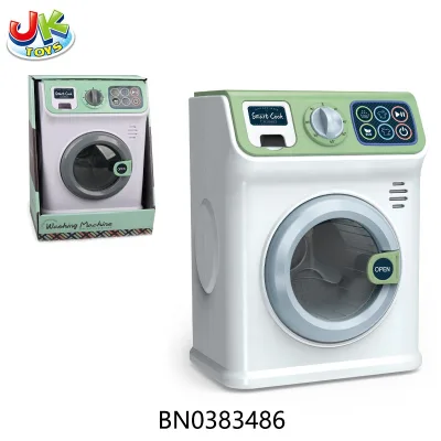 Jacko Toys Washing Machine Toy Set With Light Sound Learning Housekeeping Rotating Washing Machine Toy Simulation Appliances Toy