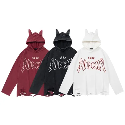 Hot Sale Custom Cotton Printed Hoodie High Quality Custom Logo Sweatshirts Heavyweight Oversized Plus Size Men's Hoodies