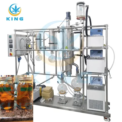Essential Oil Distillation Kit Short Path Distillation System Small Glass Distillation Equipment