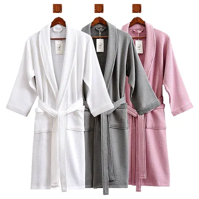 Autumn and Winter Bathrobe Fleece-Lined Intensification Keep Warm Wallf Bathrobe Outdoor Wear Custom Size