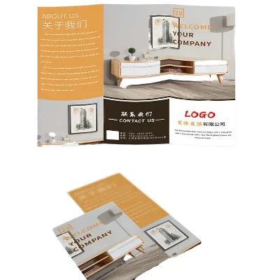 Factory Custom Size Product User Guide Instructions Book Folded Leaflet Flyer Folder Booklet Printing Service