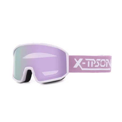 Adult TPU Cylindrical Ski Goggles Double Italian Anti-Fog Lens Revo Coating Impact-Resistant Snow Goggles for Skiing Cycling