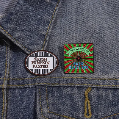 Custom Brand Lapel Pin with Soft Enamel Custom Logo Offset and Silk Screen Printing Minimum Order Brass Metal Badge Medal