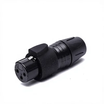 Jin Sanhu Waterproof Dustproof IP65-Rated Outdoor Performances Balanced XLR Female Connector Thickened Gold-Plated 3-Pin RoHS