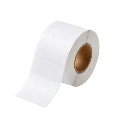 Synthetic Paper Double Sided Waterproof Oil-resistant Blank Die-cut Labels Stock Cold-chain Fresh-food Printing Custom Acrylic