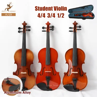 Bulk Supply Student Violin Kit 4/4 3/4 1/2 for School Education Starter Violin with Case Bow Wholesale Musical Instruments
