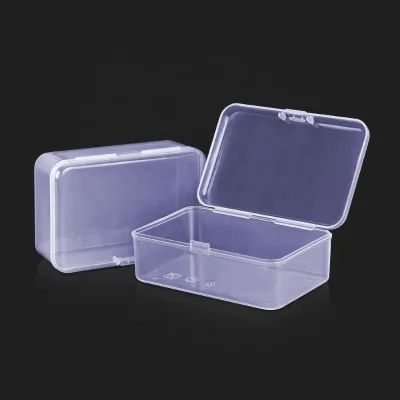 Mini Durable Plastic Transparent Professional Jewelry Necklace Collection Storage Box for Microblading 9x6x3.2cm
