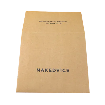 Wholesale Custom Logo Brown Kraft Envelope Packaging Self Sealing Mailer Paper Bag Strong Adhesive Folding Square Envelope