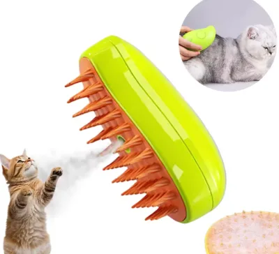Custom Silicone Bath Brush for Cats Dogs Soft Pet Bathroom Floating Hair Grooming Shampoo Dispenser Massage Bathing Combs Box