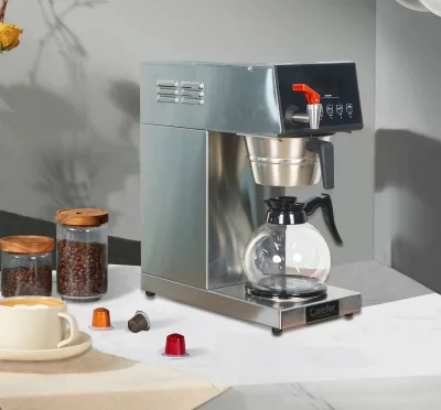 Americano Adjustable Brewing Coffee Filter Digital Auto Water Filling Stainless Steel Commercial Coffee Makers