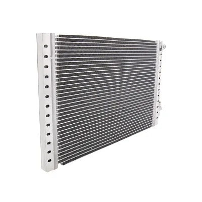 Universal Radiator Aluminum Condenser Parallel Flow 14'' X 23'' X 20mm Heavy Duty Truck Excavator Street Rod AC Condition OLIVER