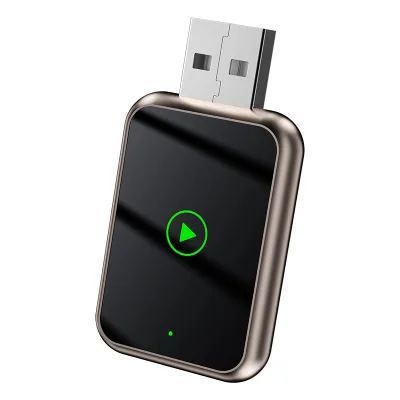 New Arrival Auto Carplay Adapter with Voice Recognition Function, Multifunctional Wireless USB Adapter Compatible with Android