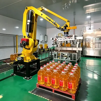 Small-mouth square Plastic Barrels for Chemical Industry, Liquid Fertilizer Plastic Barrels Bottle Palletizer