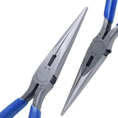 Toothless/Toothed Fine-Tip Point-Contact Electronic Jewelry Needle-Nose Pliers Made Chromium-vanadium Steel YG-616/616W China