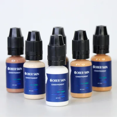 Sober Skin15ml Tattoo Pigment Semi Permanent Color Milk Used to Cover Scars, Dark Circles, Stretch Marks, Growth Marks, Vitili