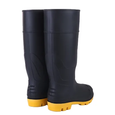 New Ladies Green PVC Rainboots Quality Wellington Boots Anti-Slippery Long Gumboots Mesh Rubber Outdoor Fishing