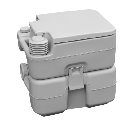 Indoor Outdoor Leak-Proof Toilet Portable RV Toilet, Camping Toilet Porta Potty 5.8 Gallon Detachable Waste Tank